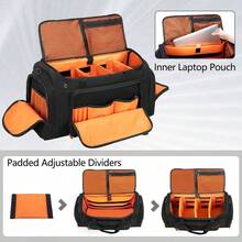 Tactical Sneaker Duffle Bag 4 Pairs Of Shoes, Sneaker Travel Bag With 3 Adjustable Dividers With Multiple Pockets, Detachable Shoulder And TSA Carry - On Approved Size - ban đầu - Xem 4