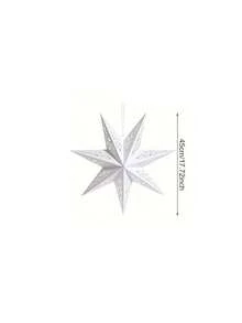 1 szt. Papierowy klosz do lampy w kształcie pentagramu, pusty wzór, odpowiedni do domu, sypialni, na wesele, Boże Narodzenie, imprezę, dekoracja papierowej latarni, bez lampy