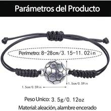Abalorios de Deportiva, 25 pulseras inspiradoras Voleibol ajustables, Pulseras con Abalorio de Pelota Deportiva para adolescentes y adultos - Vóleibol - Ver 5
