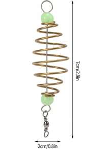 Aparejos de Pesca de Primavera con Forma de Oliva, Cebo, Bobina de Aleación de Cobre, Alimentador en Línea, Señuelos, Jaula, Accesorios de Pesca de Carpa - 1 - Ver 4