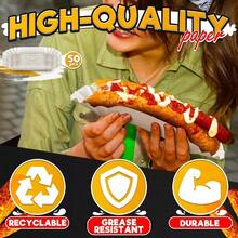 Bandeja para perros calientes 50 unidades - Bandejasparaperroscalientes - Ver 3