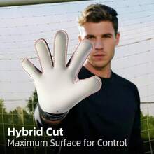Sportout Youth&Amp;Adult Goalie Goalkeeper Gloves,Strong Grip For The Toughest Saves, With Finger Protect &Amp; 4+3MM Latex To Give Splendid Protection To Prevent Injuries,4 Colors - ColorB - 查看 5