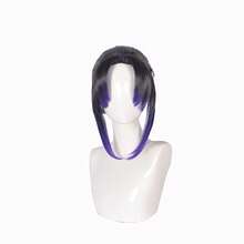 Anime Cosplay Wig, Long And Short Synthetic Hair, Suitable For Halloween Costume Parties, With Free Wig Cap - Màu tím ombre - Xem 6
