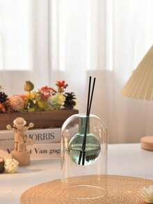Ins Style Glass Aromatherapy Bottle Diffuser Bottle Indoor Clear Fireless Aromatherapy, Aromatherapy Bottle Indoor Room Bedroom Fragrance Ornament, Glass Diffuser Bottle , Reusable, Fireless, Great For, Home Decor, Personal Care Accessories, Empty Vases, Perfume, Essential Oils, Etc. (No Stick) - Multicolor - View 3