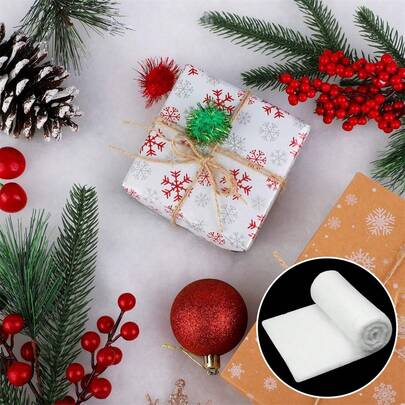 Christmas Snow Blanket Artificial Snow Roll Winter Decor For Christmas Trees Village Party Supplies