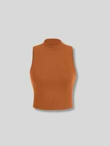Women Tank Tops & Camis - Nâu, màu be, caramel và đen - Xem 8