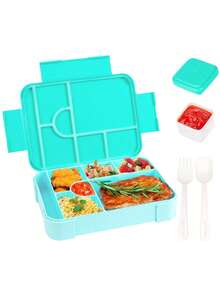 Cutie Bento de mare valoare, sigilată cu 1 compartiment, cutie de prânz portabilă pentru microunde, cutie simplă pentru fructe în culoare solidă, esențială pentru copii, studenți, lucrători la birou, reutilizabilă pentru picnic în camping în aer liber