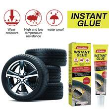 rayhong Tire Repair Glue Strong Rubber Waterproof High Temperature Wear-Resistant Non-Corrosive Sealing Bonding Glue For Tyre Crack & Shoes & Bicycle & Black Headphone - Black - View 6