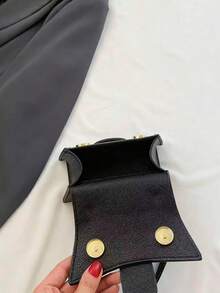 純色簡約風格女士手提袋/肩袋