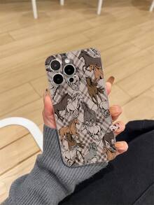 1pc Thick Transparent Anti-Drop UV Painted TPU Phone Case With Galloping Horse Pattern, Suitable For IPhone 17/17 Air/17 Pro/17 Pro Max, 16/16 Plus/16 Pro/16 Pro Max, 15/15 Plus/15 Pro/15 Pro Max, 14/14 Plus/14 Pro/14 Pro Max, 13 MINI/13/13 Pro/13 Pro Max, Galaxy