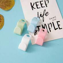 1 Stück/10 Stück/20 Stück platzsparende Kleiderhaken - Dicke stapelbare Kunststoffhaken zum Wandmontieren, verschiedene Farboptionen für Kleiderschrank, Badezimmer und Küchenlagerung, Kleiderbügel, modernes Design, polierte Oberfläche, einfache Aufbewahrung, stabile Konstruktion, praktische Haken, die jeder Berufstätige braucht