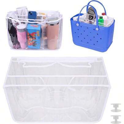 Clear Bag Organizer For  X Large Waterproof 10 Dividers