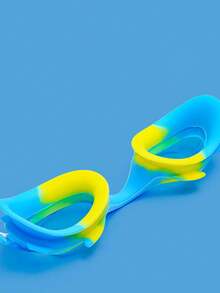 1 Piece Of Children's Anti-Fog HD Swimming Goggles, Waterproof And Anti-Fog HD Professional Diving Goggles Swimming Equipment - Silicone Earplugs Swimming Goggles, Suitable For 3-16 Years Old Children Swimming Diving Use