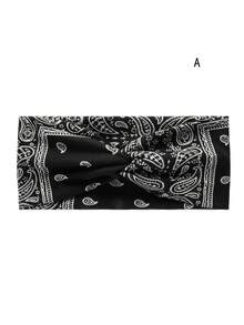 1 pieza Diadema deportiva de yoga estilo bohemio, diadema ancha elástica antideslizante para mujeres, bandas para el cabello que absorben el sudor para hacer ejercicio y correr, accesorios para el cabello de invierno para mujeres