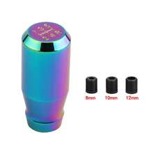 Universal 5 Speed Aluminum Manual Car Auto Gear Stick Shift Knob Shifter Lever - Colorful - View 2