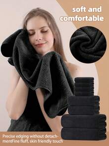 8 قطع مجموعة [4 مناديل + 2 منشفة يد + 2 منشفة حمام] مجموعة منشفات من الفليس المرجاني الأوروبي الزهري، ناعمة ورقيقة وصديقة للبشرة، منشفات امتصاص العرق للرياضة، فائقة الامتصاص وسريعة التجفيف، أغطية حمام مناسبة للجنسين، مناسبة للمنزل والنوم والجيم والحمام والمطبخ والشاطئ والسباحة والساونا و الشكر وعيد الهالوين، منشفات استحمام لصالون التجميل والفنادق والرياضة والمستلزمات المنزلية