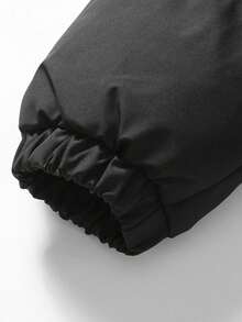 Herbst/Winter Thermisch gefütterter Steppmantel für Herren, Stehkragen, windundurchlässig, warm