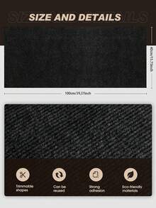 1 pezzo di pannello anti-graffio per gatti autoadesivo e rifinibile, ideale per proteggere pareti, tappeti, divani e mobili, adatto ai tiragraffi per gatti