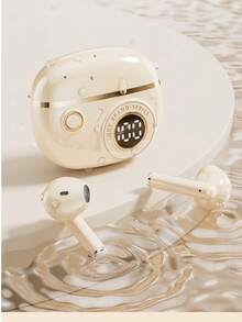 Wireless Earphones With LED Display, Bluetooth 5.3, Low Latency Gaming Mode, Hi-Fi Sound, Long Battery, Touch Control