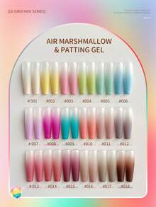 MORDDA 18 Colors Patting Glue Smudge Canned High Saturation Popular Semi-Solid Nail Polish Glue Women's Salon Manicure DIY - 彩色 - 查看 6