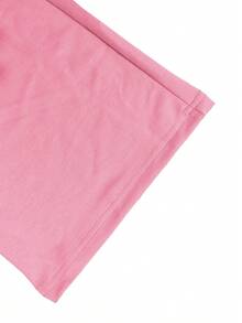 Women's Casual 2 Pieces Set, Solid Color Elegant Long Sleeve Hooded Sweatshirt With Drawstring Pocket And Straight Leg Drawstring Pants Pink Spring - Pink - View 7