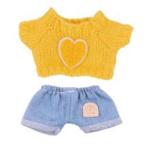 17cm 1st/2nd/3rd Generation Raboo Plush Doll Clothes, Cute Women's Casual Dress Set Suitable For Raboo Doll - Multicolor - View 8