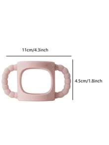 1pc Silicone Baby Bottle Handles, Easy Grip Removable Handles For Bottle To Sippy Cup Transition, Universal Fit - Green - View 3