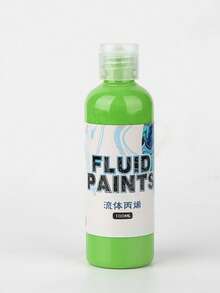 33厘米流体熊，100毫升流体丙烯颜料，DIY绘画雕塑手工绘画暴力熊模型娃娃父母装饰娃娃家居房间装饰，三种以上颜色，效果更佳，办公室、卧室、客厅、教室装饰，圣诞礼物，万圣节礼物 - 彩色 - 查看 14