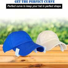 Hat Brim Bender Tool, Easy Hat Bill Shaper For Baseball Caps, Perfect Brim Curve Maintainer, Brim Shaper Holder With Self-Adhesive Hat Sizing Tape