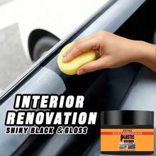 Car Plastic Restorer Back To Black Gloss Auto Interior Leather & Panel Renewal Wax Coating Agent Auto Polish And Repair Coating