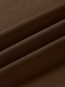 Young Boy Yongboy Casual Cute Graffiti Teddy Bear Graphic Letter Print Fleece Sweatshirt - Coffee Brown - View 4