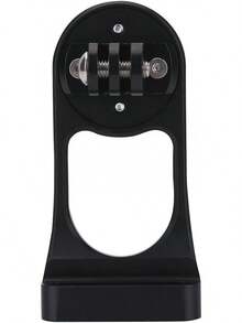 Dioche Soporte de Extensión ara Bicicleta, Soporte de Montaje en Computadora para Bicicleta, Soporte de AleacióN De Aluminio, Ciclismo, Soporte de Montaje para VáStago de Bicicleta(Negro) - 1 - Ver 10