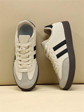  Women's Retro German Army Trainers Sneakers | Vintage Casual Trainers With Suede Toe | Comfortable Everyday Walking Shoes