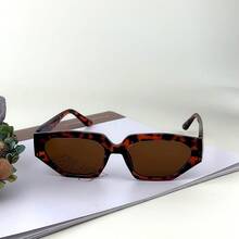 Polygonal Photo Display Small Fashion Glasses For Hip-Hop Personalized Exaggeration Fashion Fashion Glasses For Women's Travel Gatherings Outdoor Fashion Glasses For Summer Beach Vacation, Outdoor, Travel - Multicolor - View 9