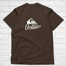 Quiksilver Basic Casual T-Shirt - Rust Brown - View 2