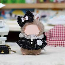 [仅衣服] 新款热销 10 厘米毛绒 Labobo 娃娃吊坠 4.0 服装 - 适合 的连衣裙和斗篷套装 - 彩色 - 查看 8