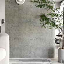 1 Roll Of Nordic Cement Gray Diatom Mud Industrial Style Wallpaper, The Wallpaper Is Torn Off And Pasted, Easy To Clean, Textured, Pvc Waterproof And Oil-Proof Stickers Are Suitable For Home Decoration Bedroom And Living Room Room Decoration Background Wall Decoration