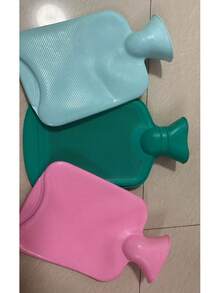 橡胶注水热水袋防爆暖水袋毛绒内衬冬季防烫伤暖身器