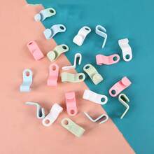 1 Stück/10 Stück/20 Stück platzsparende Kleiderhaken - Dicke stapelbare Kunststoffhaken zum Wandmontieren, verschiedene Farboptionen für Kleiderschrank, Badezimmer und Küchenlagerung, Kleiderbügel, modernes Design, polierte Oberfläche, einfache Aufbewahrung, stabile Konstruktion, praktische Haken, die jeder Berufstätige braucht