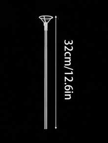 10/20/30 件塑料气球固定扣和固定棒，派对用简约透明气球架 - 透明色 - 查看 9