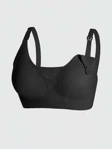 3pcs Maternity & Nursing Bras, Deep V-Neck Sexy Front Closure Breastfeeding Bras, Comfortable Seamless Lift & Support, Suitable For All Seasons - Multicolor - View 8