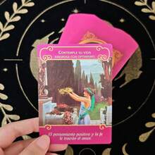 1 盒西班牙浪漫神谕卡，天使卡，44 张牌，塔罗牌占卜卡，适合初学者、圣诞节、万圣节、感恩节礼物、派对棋盘游戏、占卜卡牌游戏