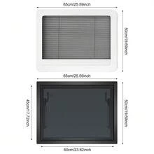 RV Caravan Camper Van Push Out Window RV Window RV Push Out Window - Black and White - View 8