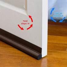 PU Leather Door Gap Sealing Strip, A Single-Sided Self-Adhesive Windproof, Insect-Proof And Dust-Proof Door Gap Isolation Tool - Multicolor - View 10