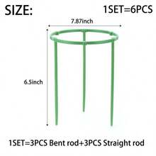 60 PCS Of Plant Support Stakes, Indoor Flower Racks, Flower Climbing Frames, And Green Horticultural Vine Climbing Structures.