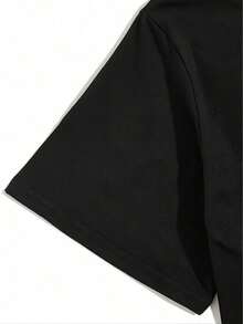 Black T-Shirt With I AM SCHIZOPHRENIC AND I HAVE A GUN Print - Bold Statement Tee For Casual Wear, Humor Fashion, Streetwear Style - 黑色 - 查看 2