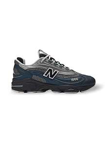 New Balance 新百伦 M1000 系列男款运动鞋 吸汗透气防晒百搭 纯色标志 易洗运动户外跑步日常上学成人蓝色 M1000S - 藍色 - 查看 3