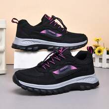 Men's Lightweight Mesh Sneakers, Black Autumn Shoes Women's Outdoor Casual Daily Shoes, Elastic Band Slip-On Flat Black Shoes Men's Training Shoes, Tennis Shoes, Road Running Shoes Unisex Couple Shoes