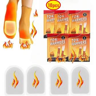 10/20pcs Self-Adhesive Foot Warmers - Essential For Cold Weather, Unisex, Heat Source For Indoor/Outdoor Use, White, Keeps Feet Warm And Comfortable Christmas Gifts,Hand Warmers,Gifts For Men,Stocking Stuffers,Hand Warmers RechargeableInsulation,Galentines,Puppy,Carnival,Decoración Para Fiestas