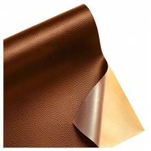 Kit de Parches Reparadores de Piel,Parche de Cuero Autoadhesivo,Piezas ReparacióN de Cuero Pegatinas,para Restaurar ArtíCulos De Piel Como SofáS, Sillas, Bolsos, Etc. 50 X 200 (Negro) - Marron Claro - Ver 13